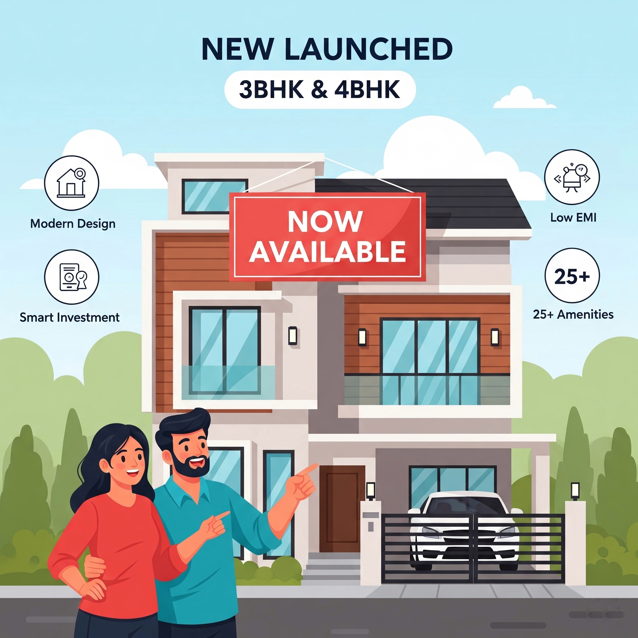 New row-house projects near Adajan – Under-construction & ready luxury row-house in Adajan with 25+ amenities for families